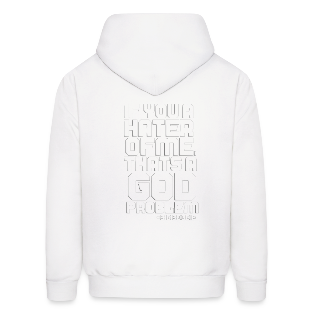BIG BOOGIE LOGO HOODIE - white