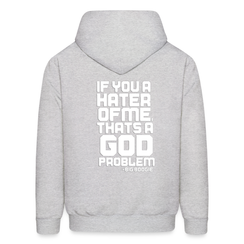 BIG BOOGIE LOGO HOODIE - ash