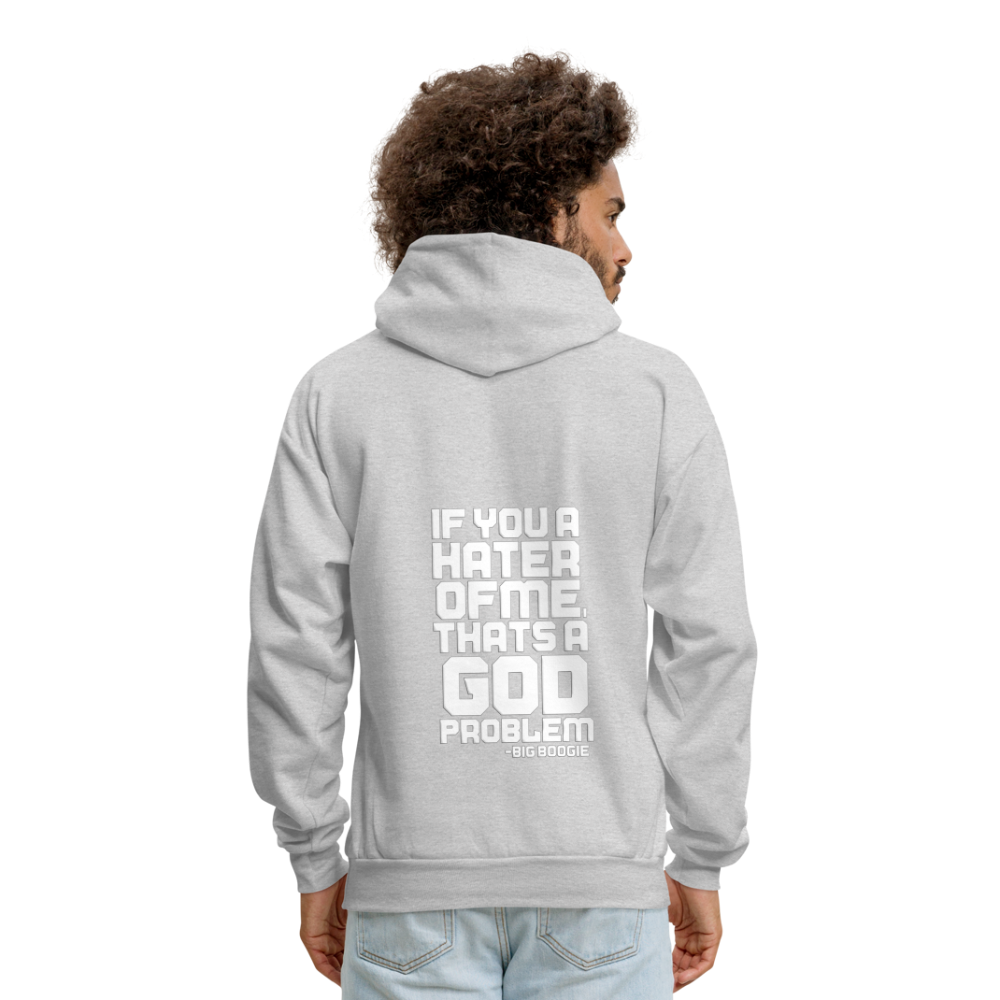 BIG BOOGIE LOGO HOODIE - ash