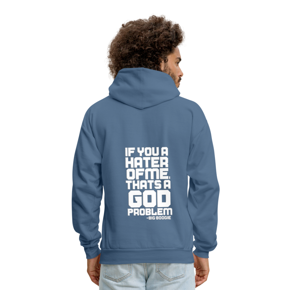 BIG BOOGIE LOGO HOODIE - denim blue