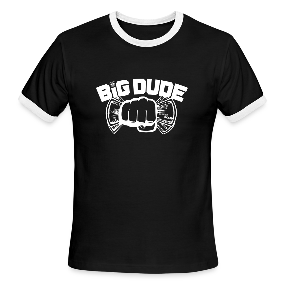 Men's Ringer T-Shirt - black/white