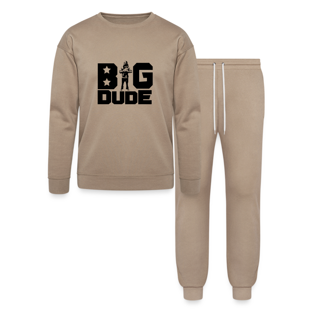 BIG DUDE JOGGER SET BLACK - tan