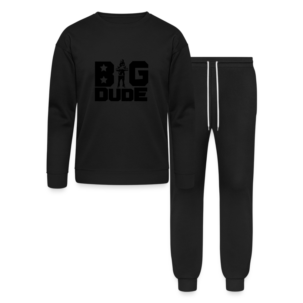 BIG DUDE JOGGER SET BLACK - black