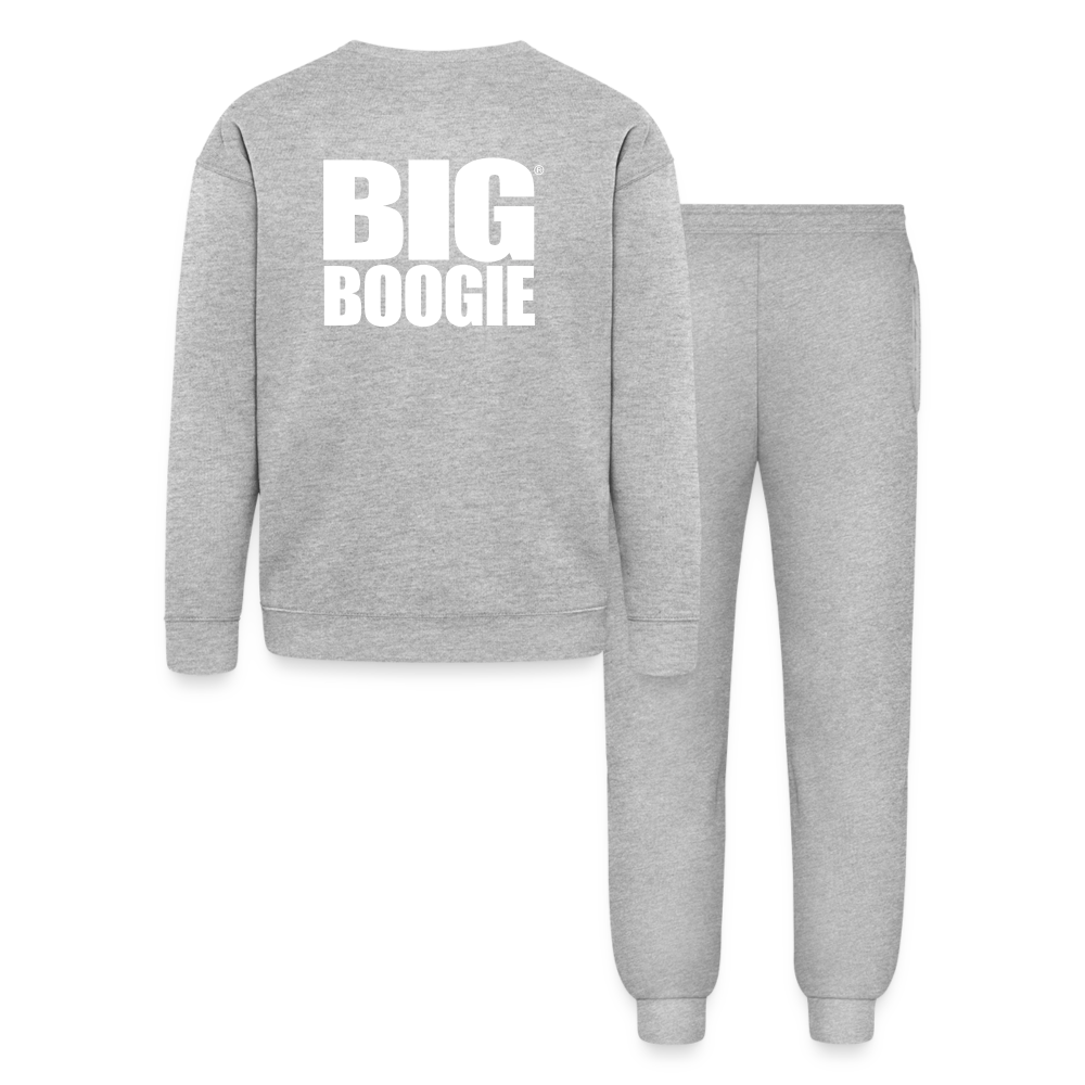 LOGO JOGGER SET - heather gray