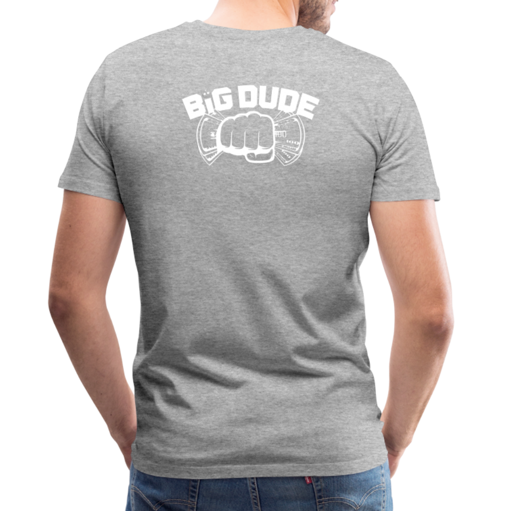 BIG BOOGIE LOGO T-SHIRT - heather gray