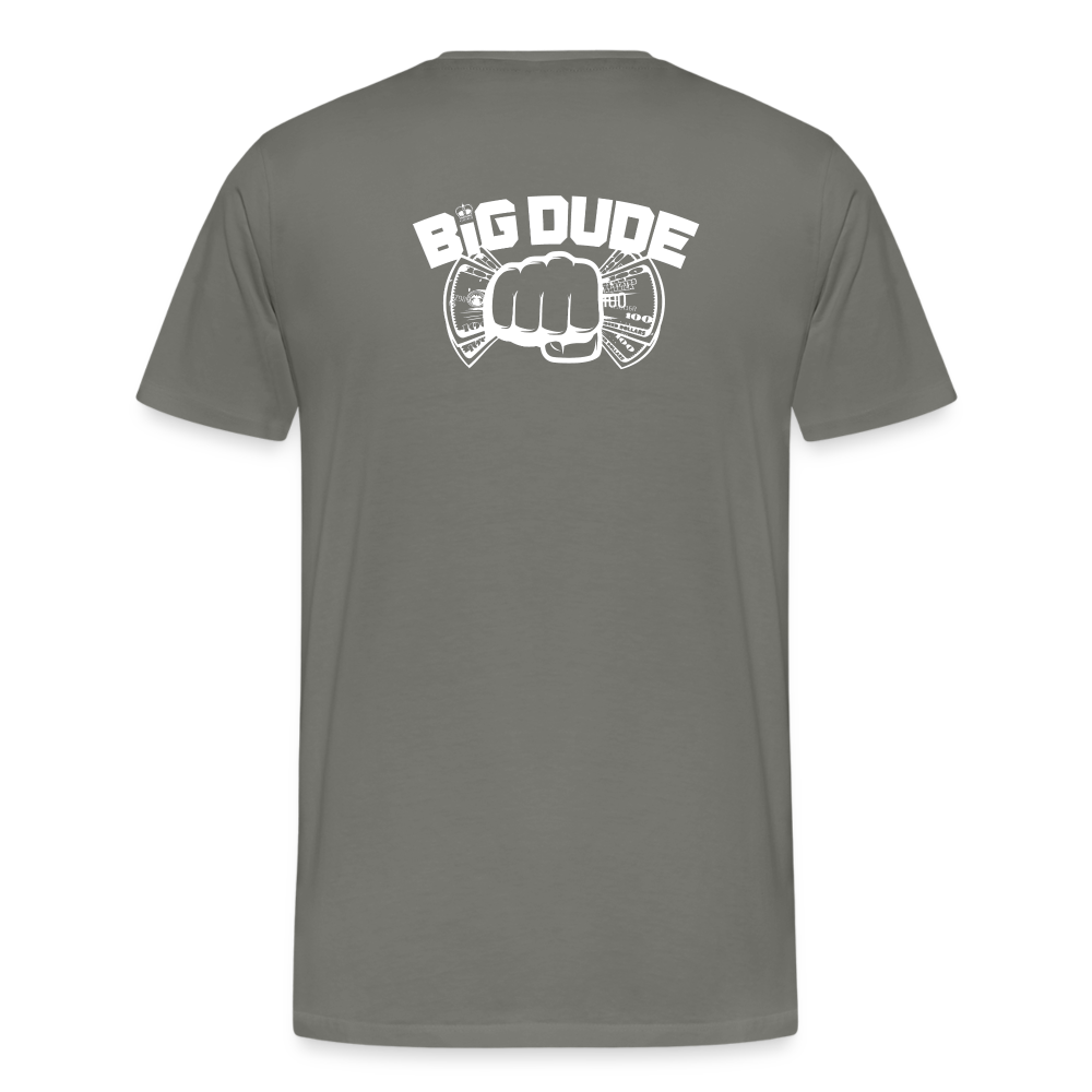 BIG BOOGIE LOGO T-SHIRT - asphalt gray