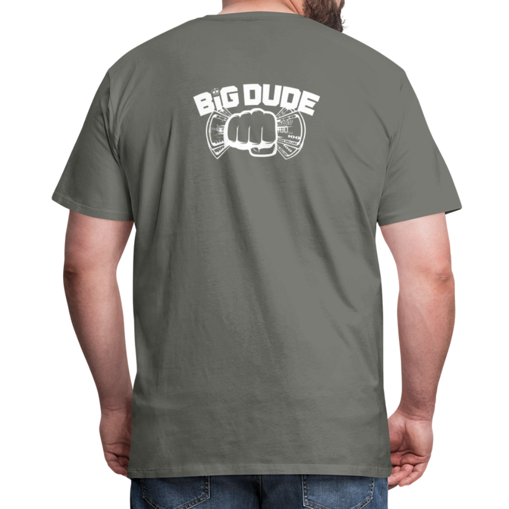 BIG BOOGIE LOGO T-SHIRT - asphalt gray