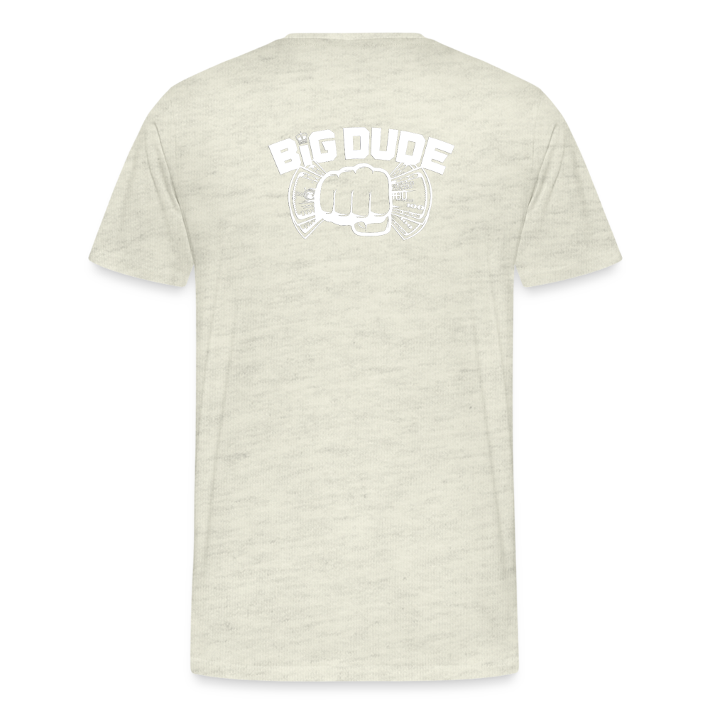 BIG BOOGIE LOGO T-SHIRT - heather oatmeal