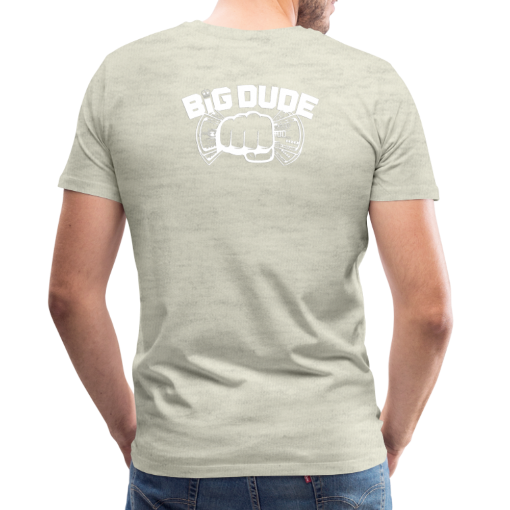 BIG BOOGIE LOGO T-SHIRT - heather oatmeal