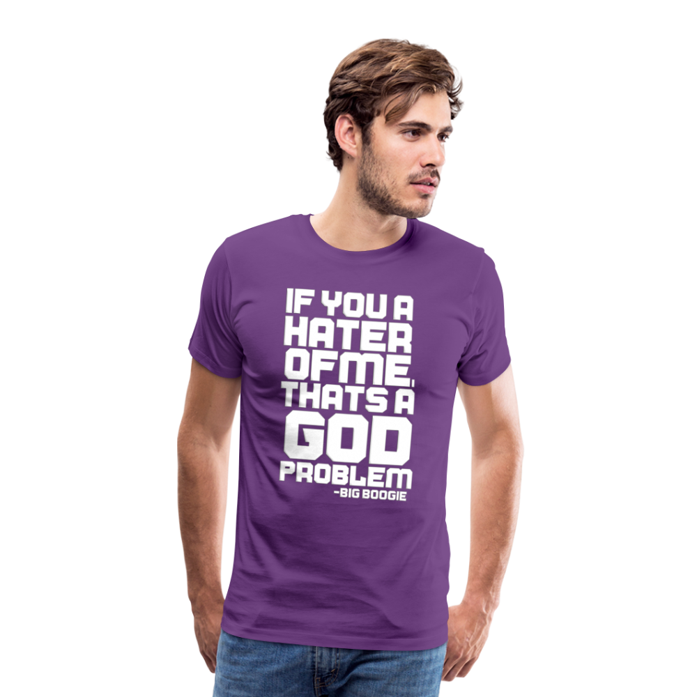 BIG BOOGIE LOGO T-SHIRT - purple