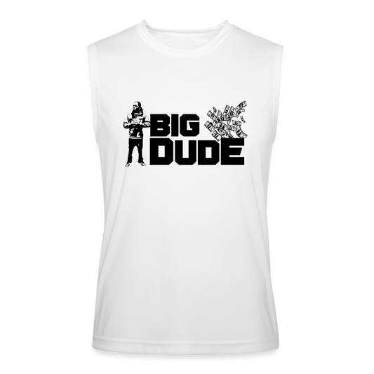 Men’s Performance Sleeveless Shirt - white