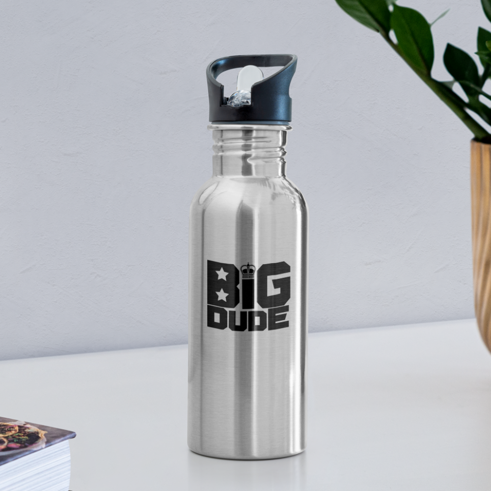 BIG DUDE Water Bottle - silver