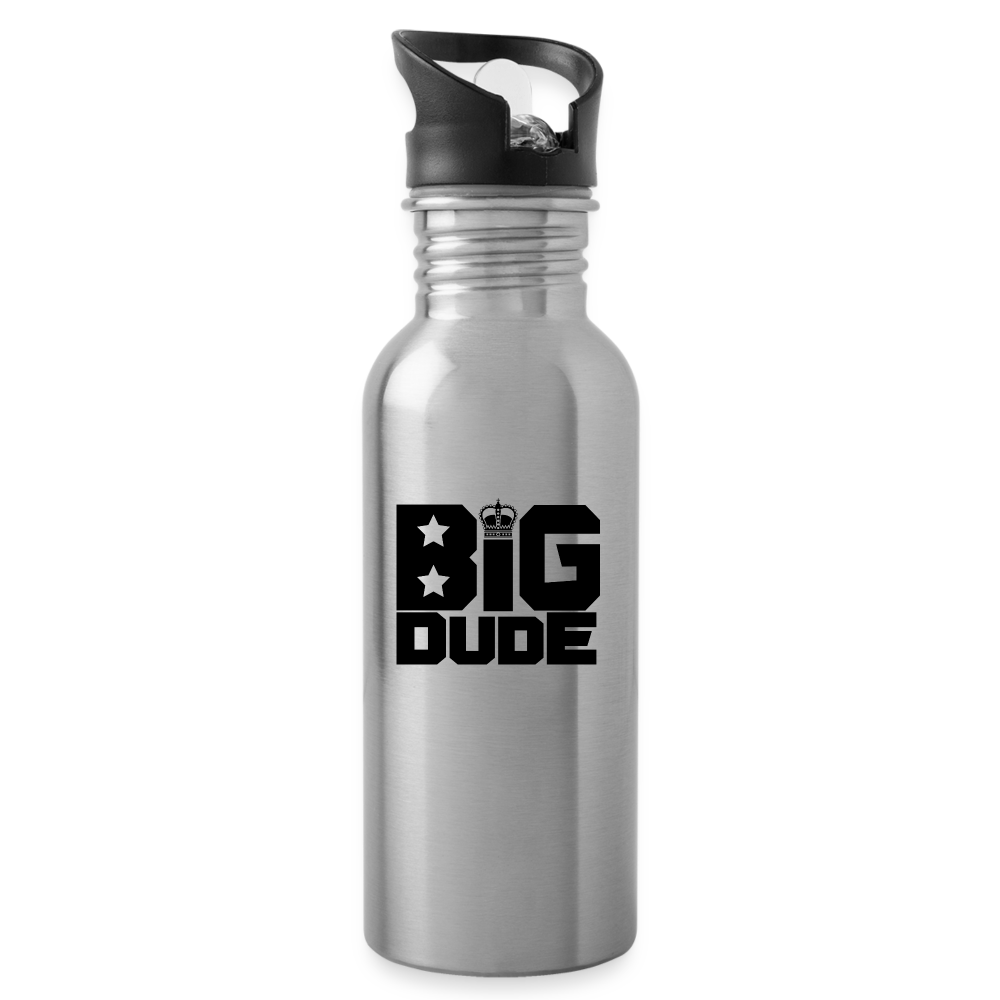 BIG DUDE Water Bottle - silver