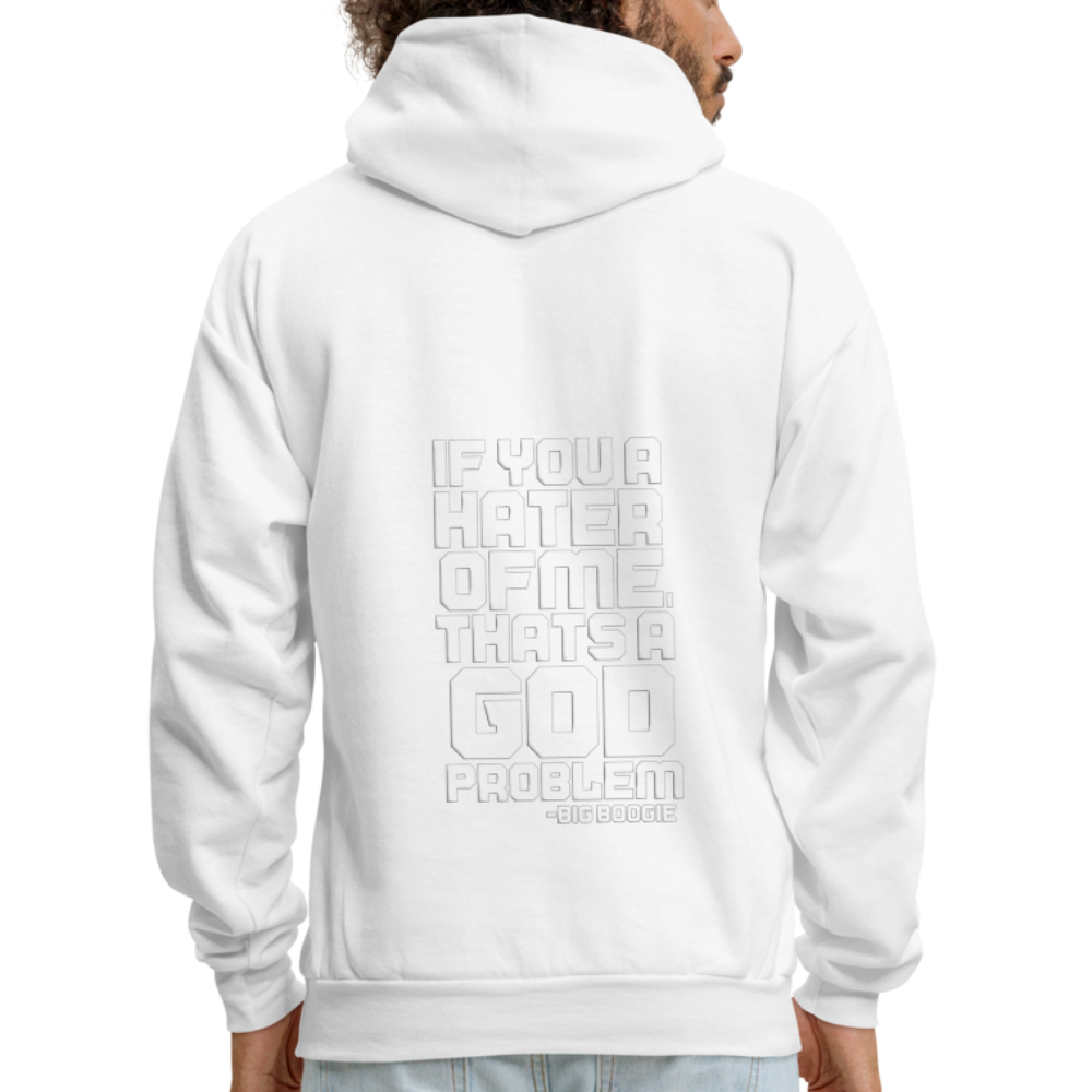 BIG BOOGIE LOGO HOODIE - white