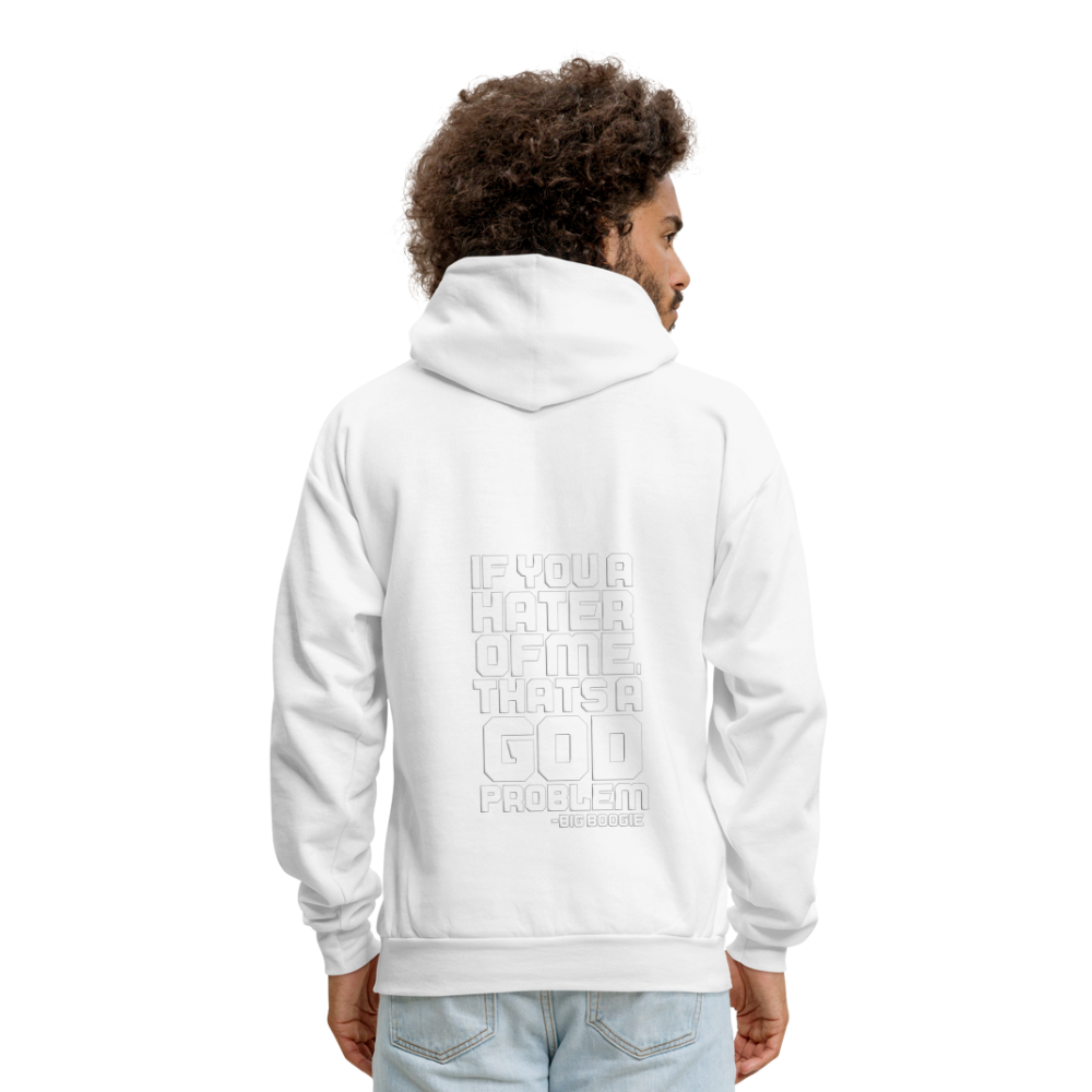 BIG BOOGIE LOGO HOODIE - white