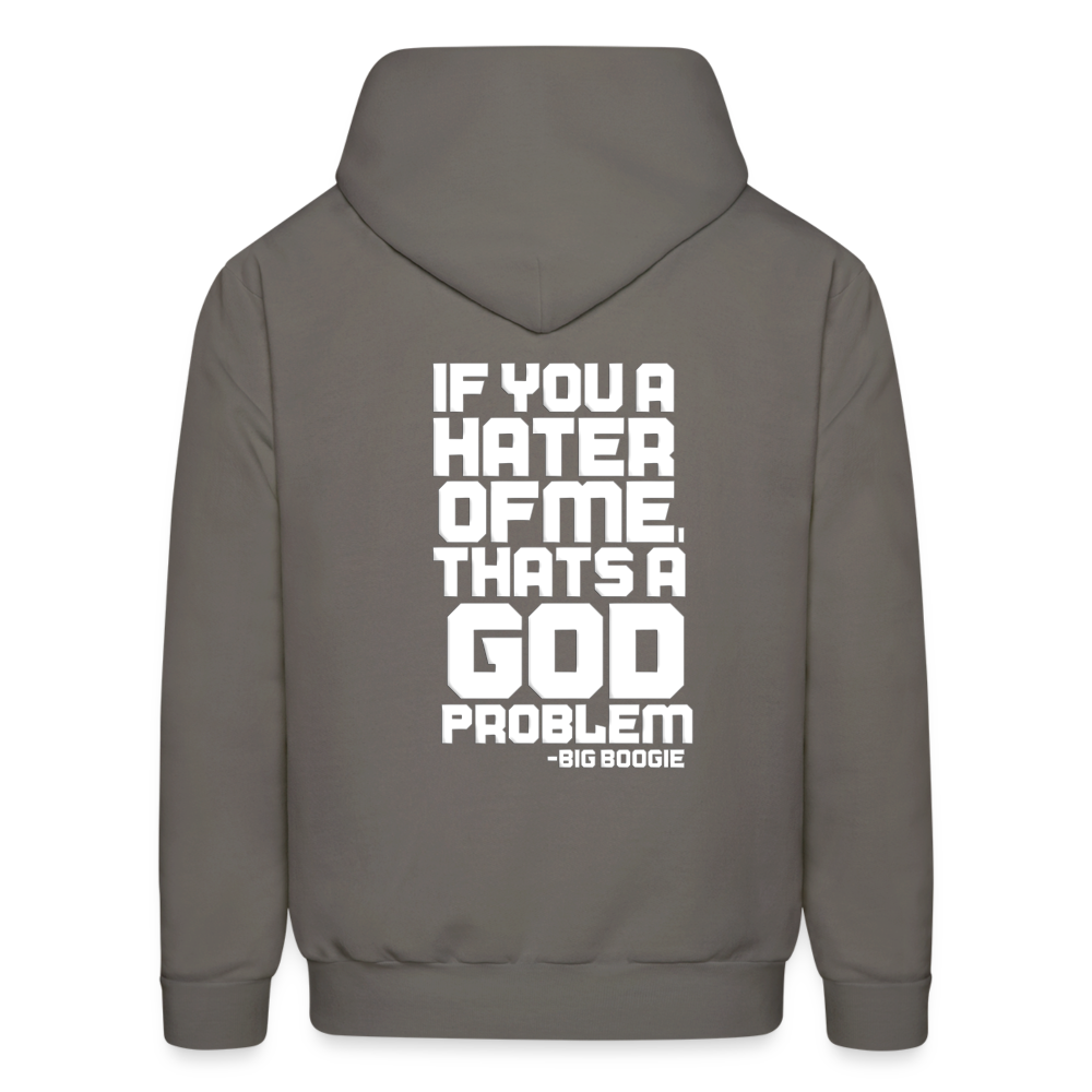 BIG BOOGIE LOGO HOODIE - asphalt gray