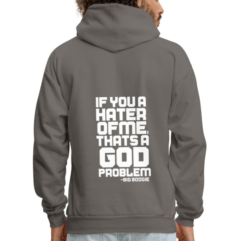 BIG BOOGIE LOGO HOODIE - asphalt gray