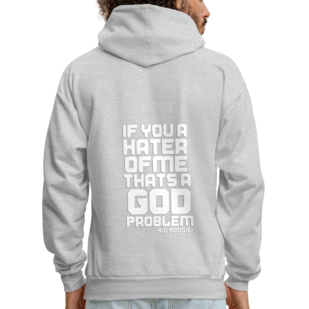 BIG BOOGIE LOGO HOODIE - ash 