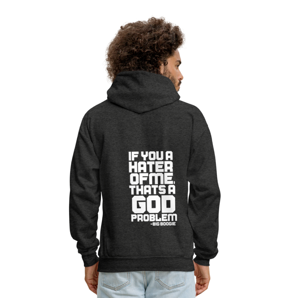 BIG BOOGIE LOGO HOODIE - charcoal grey