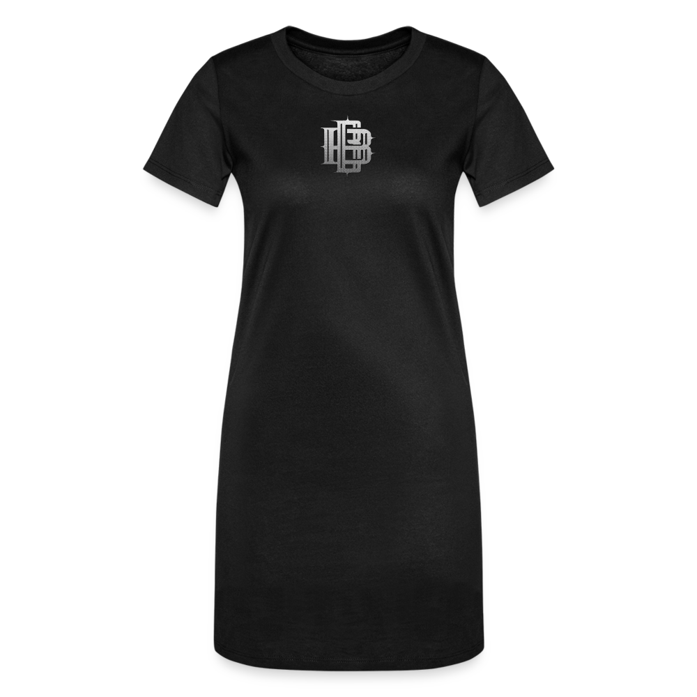 Women's T-Shirt Dress - black